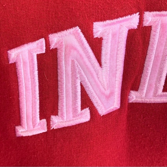 Adidas Indiana Hoosiers Hoodie Sweatshirt Size Large Embroidered - Picture 8 of 8